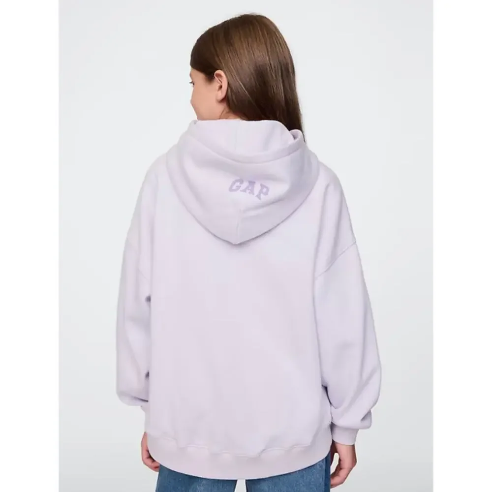 NEW Gap × Disney Kids SZ LARGE VintageSoft Oversized Hoodie Purple